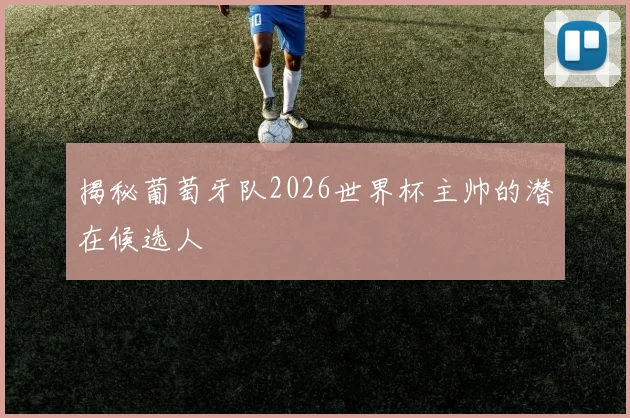 揭秘葡萄牙队2026世界杯主帅的潜在候选人